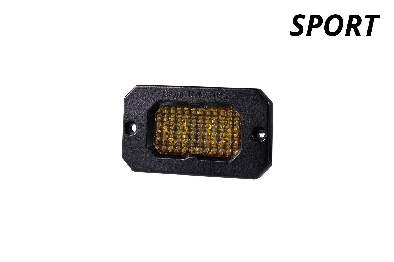 DIODE DYNAMICS | SSC2 SAE Yellow Sport Flush Mount LED Pod (One)