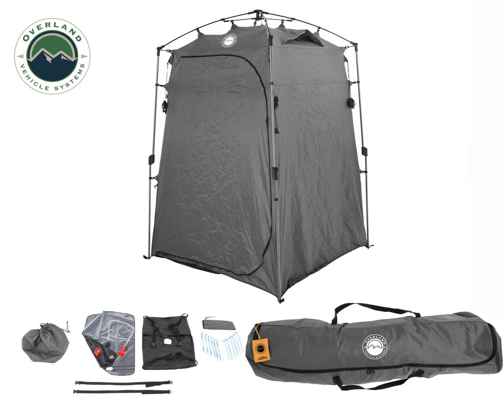 OVERLAND VEHICLE SYSTEMS | Wild Land Portable Privacy Room with Shower, Retractable Floor & Amenity Pouches (26019910)