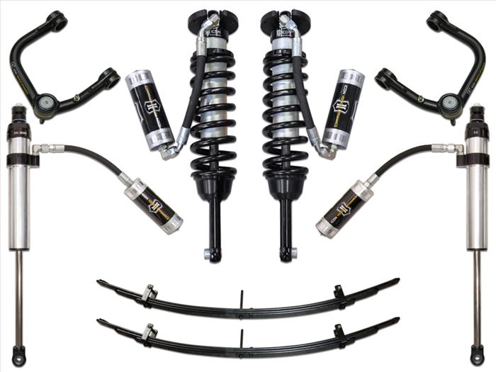 ICON VEHICLE DYNAMICS | Tacoma 3rd Gen & 2nd Gen 2005-2023 0-3.5" Lift Stage 5 Suspension System Tubular UCA (K53005T)