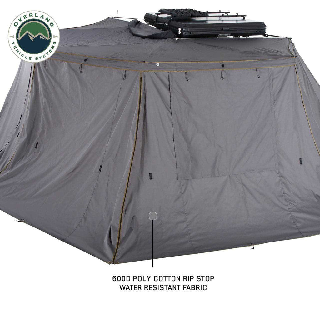 OVERLAND VEHICLE SYSTEMS | Nomadic Awning 270 Driver Side Wall 2 With Window (18109910)