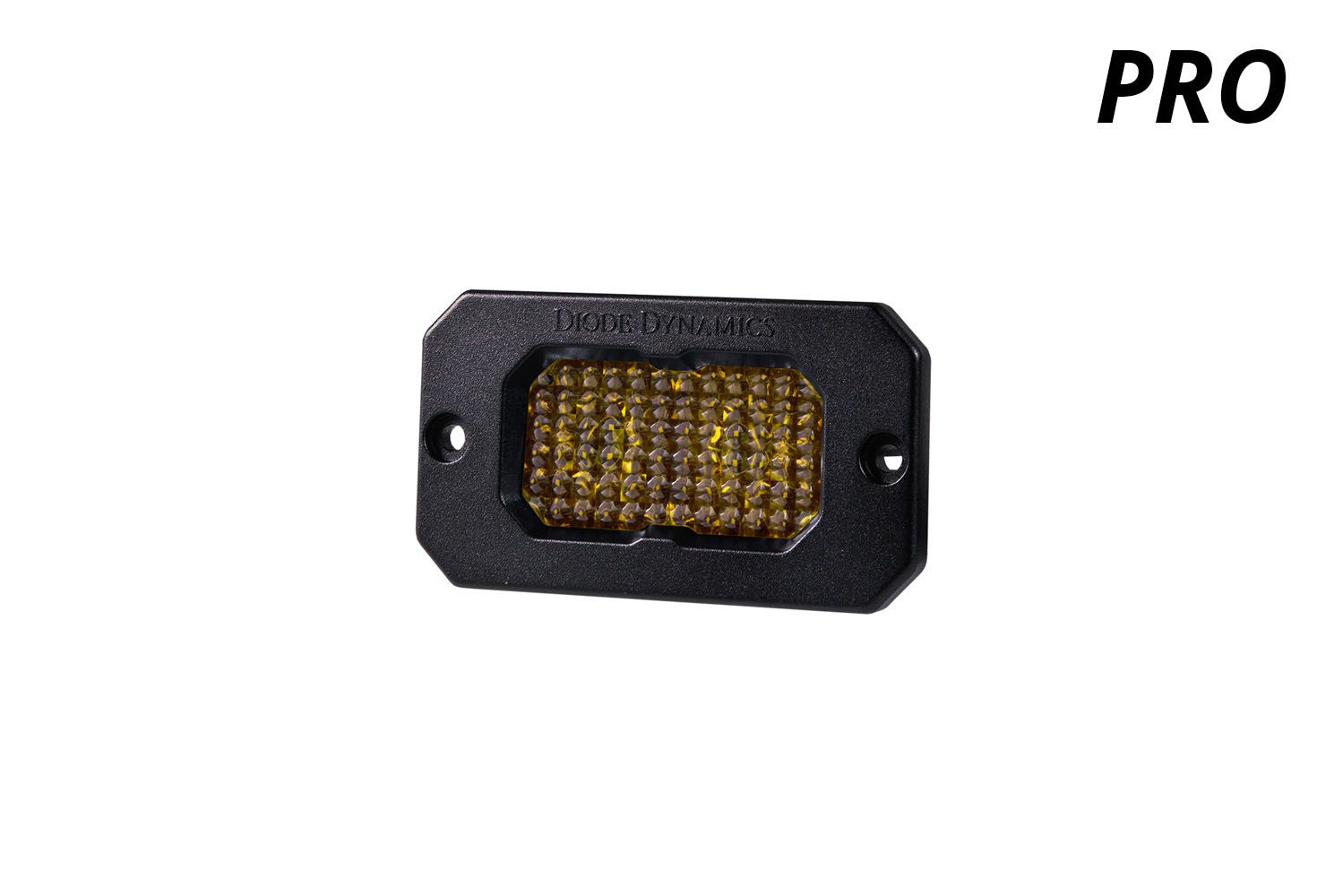 DIODE DYNAMICS | SSC2 SAE Yellow Pro Flush Mount LED Pod (One)