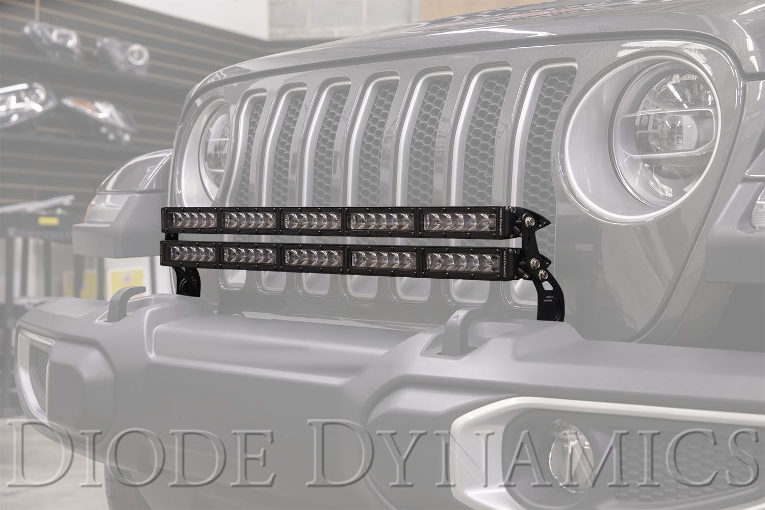 DIODE DYNAMICS | Jeep JL Wrangler 2018-2024 Bumper LED Lightbar Kit