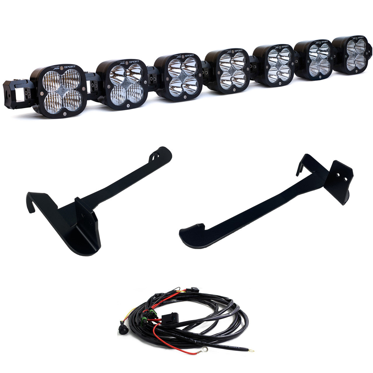 BAJA DESIGNS | RAM 5500 & 4500 & 3500 & 2500 2019-24 XL Linkable Bumper Light Kit (447749)