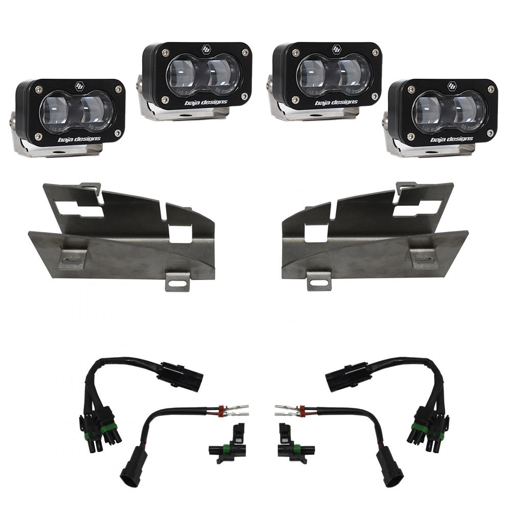 BAJA DESIGNS | RAM 1500 Rebel 2019-2024 & 1500 TRX 2021-2024 Dual S2 SAE Fog Pocket Light Kit