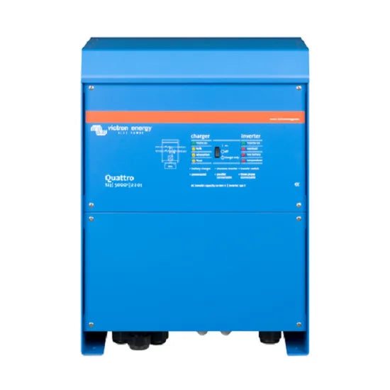 VICTRON ENERGY | Quattro Inverter & Charger 12V DC, 5000VA, 120V AC Output (1016014)
