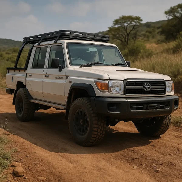 POWERBRAKE | Land Cruiser 70 Series (2000 - 2023) Front D-Line Rotor & Pad Kit (DT1014)