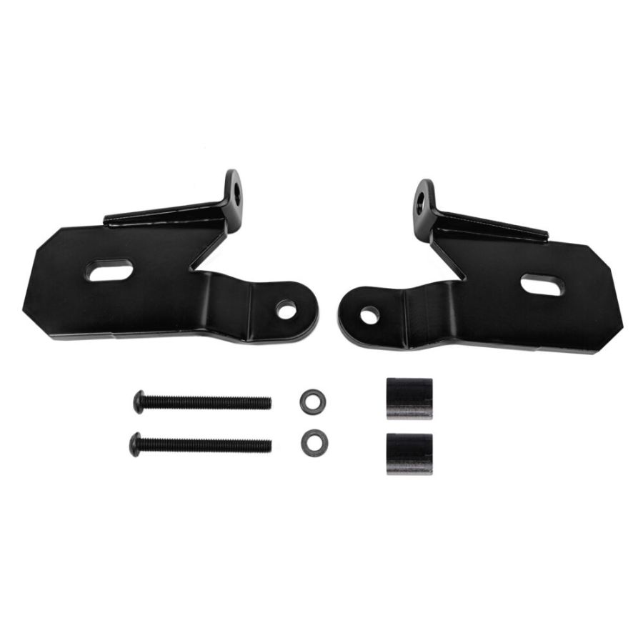 KC HILITES | Bracket Set - Light Mount - Windshield - Pillar Mount - Pair - for 18-24 Jeep JL/JT/4xe (7318)