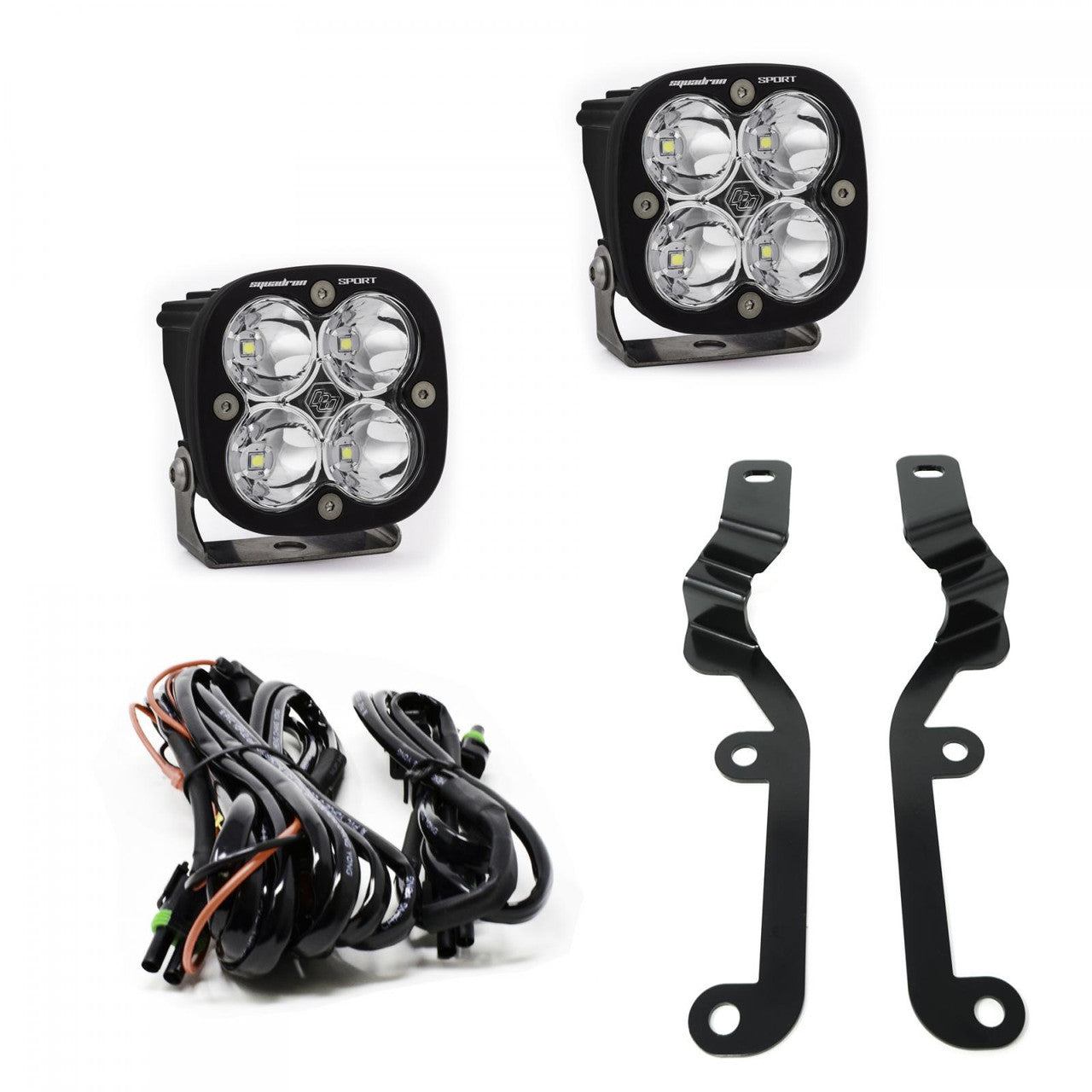 BAJA DESIGNS | Chevrolet Silverado 1500 2019-24 Squadron Sport A-Pillar Light Kit (447524)