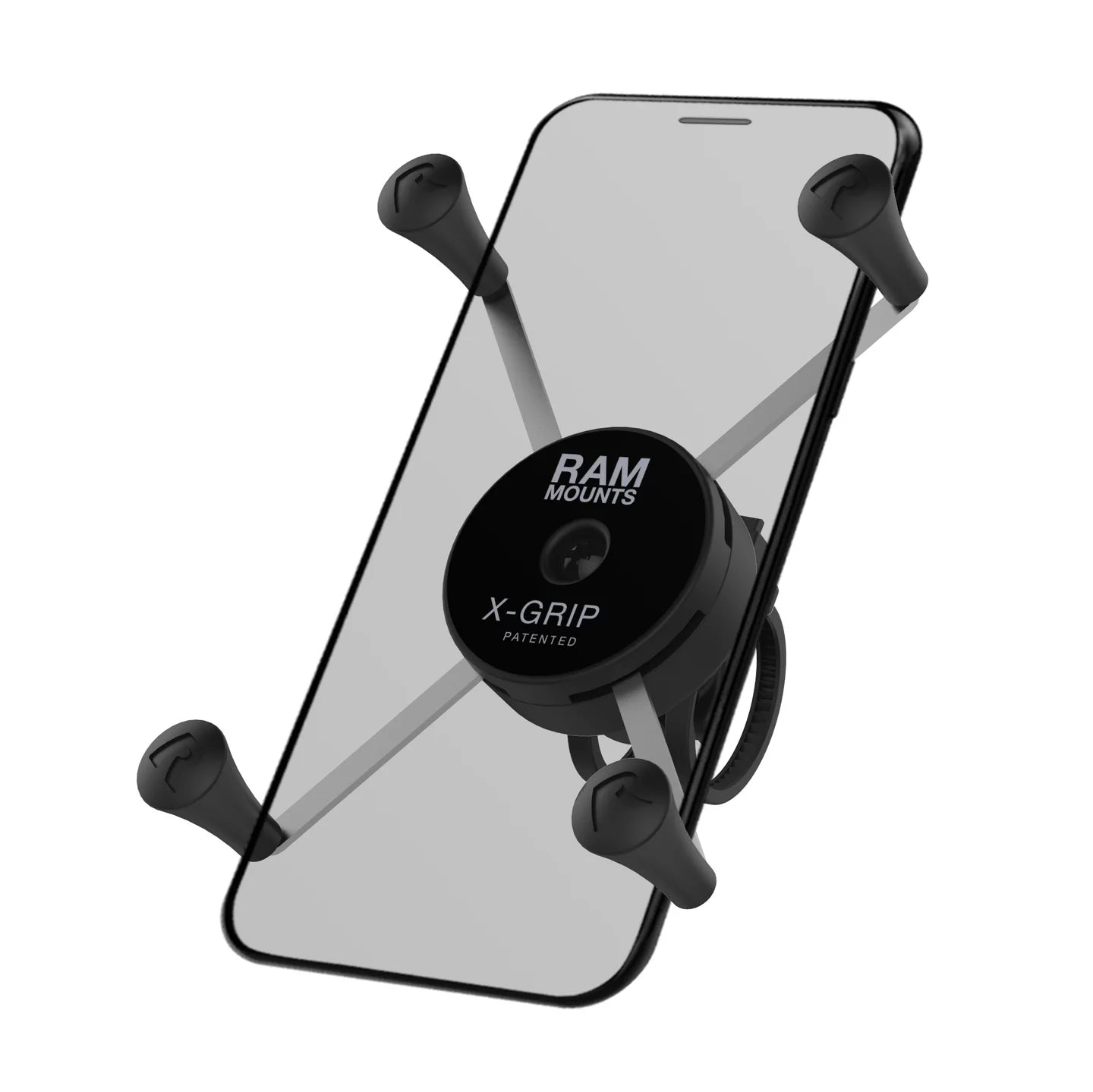 RAM MOUNTS | RAM X-Grip Large Phone Mount with Low-Profile Zip Tie Handlebar Base