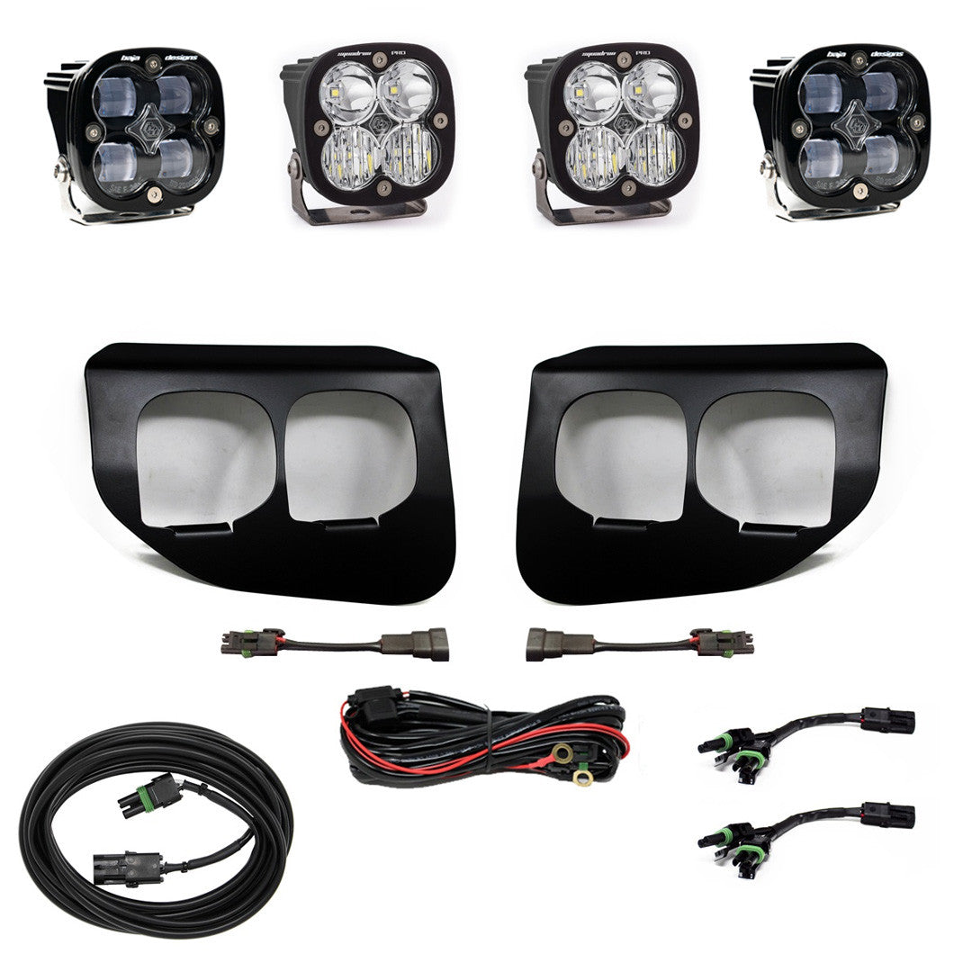 BAJA DESIGNS | Ford F-250 & 350 Super Duty 2020-2022 Squadron SAE/Pro Fog Pocket Light Kit