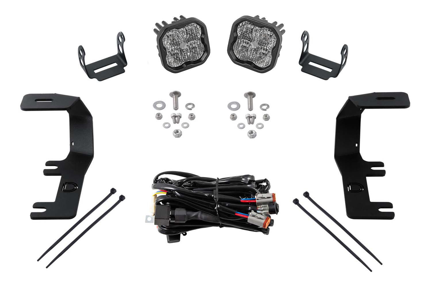 DIODE DYNAMICS | GMC Sierra 1500 2014-2019 Stage Series Backlit Ditch Light Kit