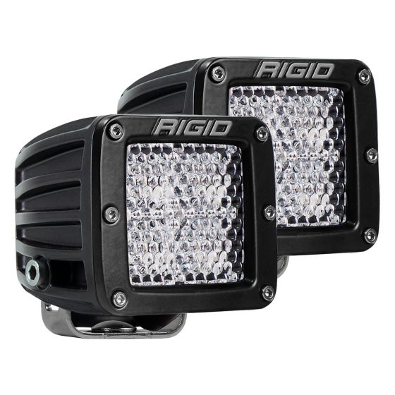 RIGID INDUSTRIES | D-Series Pro Flood Diffused Surface Mount Black Light Pair (202513)