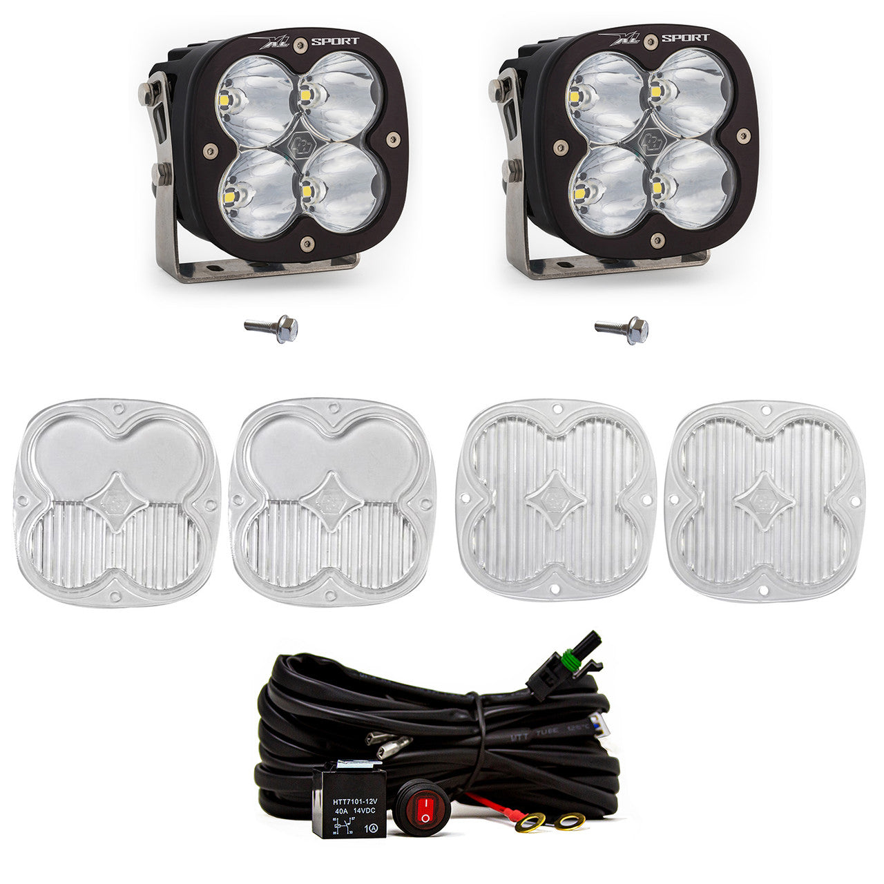 BAJA DESIGNS | Ford Bronco 2021-2024 & Bronco Raptor 2022-2023 - Ford XL Sport A-Pillar Light Kit