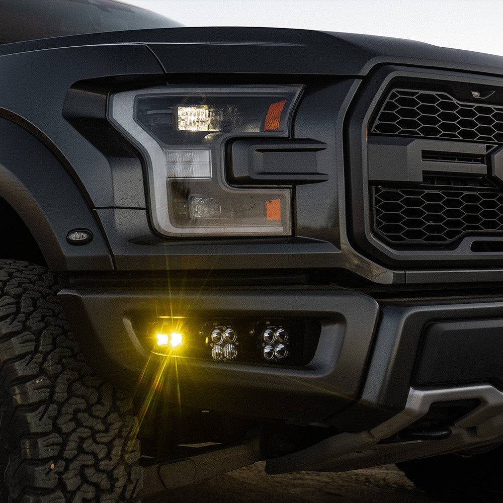 BAJA DESIGNS | Ford F-150 Raptor 2017-20 Squadron/S2 SAE “Sportsman” Fog Pocket Light Kit