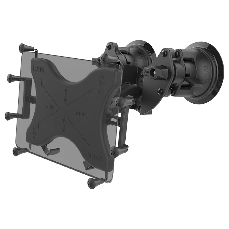 RAM MOUNTS | RAM X-Grip with RAM Twist-Lock Pivot Suction for 12"-13" Tablets