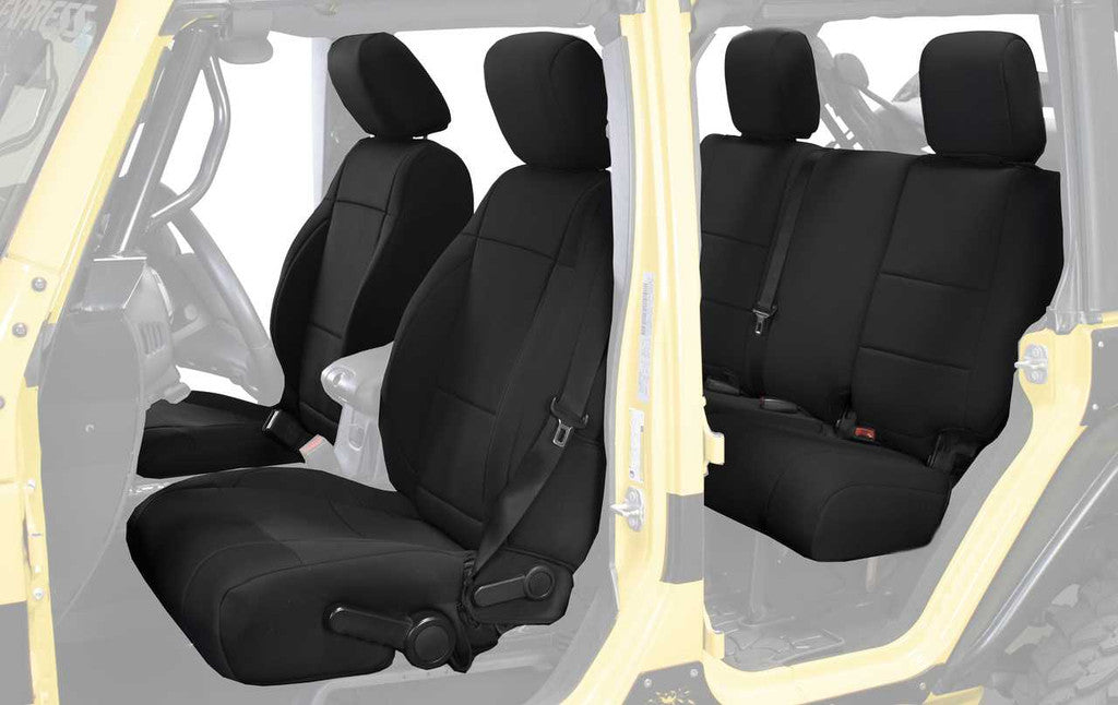 KING 4WD | Premium Neoprene Seat Cover For Jeep Wrangler Unlimited JK 4 Door (2013-2018) (SKU:11010201)