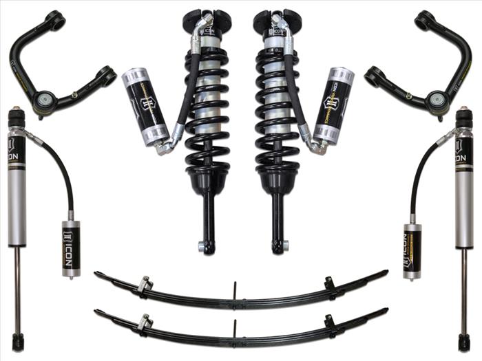 ICON VEHICLE DYNAMICS | Tacoma 3rd & 2nd Gen 2005-2023 0-3.5" Lift Stage 4 Suspension System Tubular UCA (K53004T)