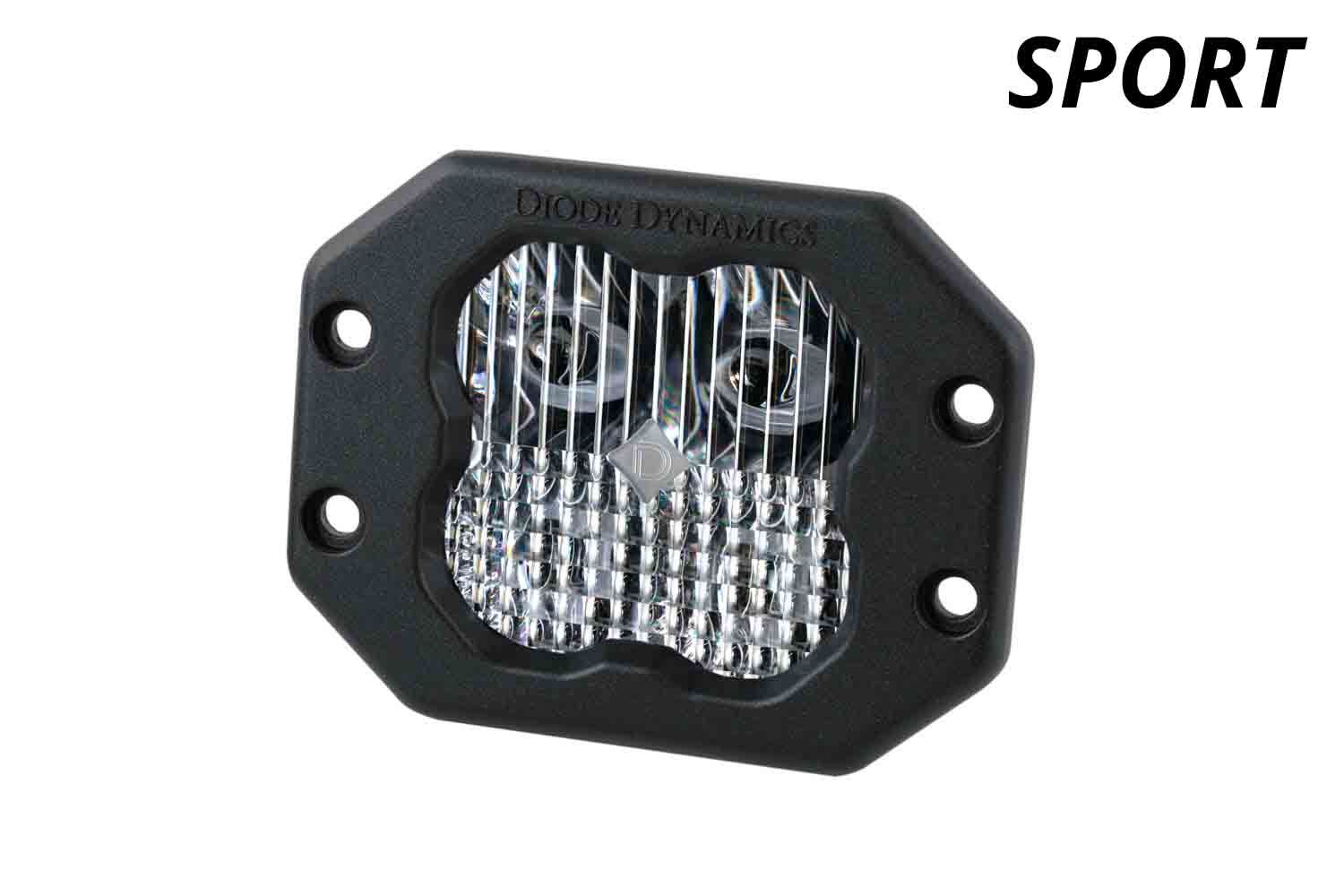 DIODE DYNAMICS | SS3 SAE/DOT White Sport Flush Mount LED Pod (One)