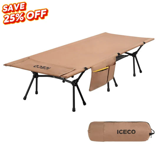ICECO | Portable L Size Camping Cot khaki