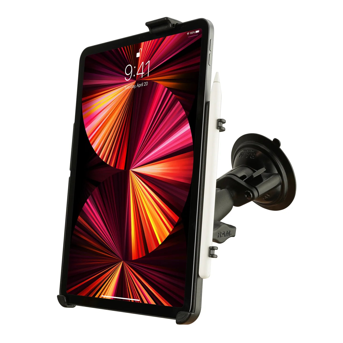 RAM MOUNTS | RAM Suction Mount for iPad Pro 11" 1-4 Gen, Air 4, 5 & 11" (M2 & M3)