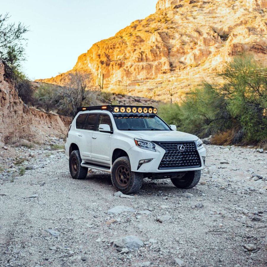 KC HILITES | Platform One Roof Rack with 360° Lighting - Lexus GX 460 2010-2023 (AK-92306)