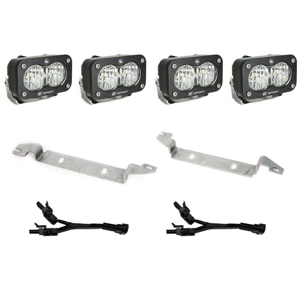 BAJA DESIGNS | Tacoma 4th Gen 2024-2025 S2 Sport Dual Fog Pocket Light Kit