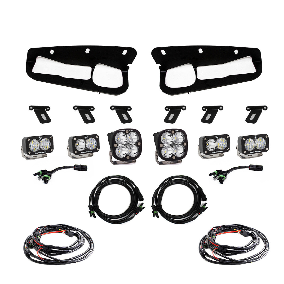 BAJA DESIGNS | Ford Bronco 2021-2024 Squadron Sport/S2 Sport Fog Pocket Light Kit