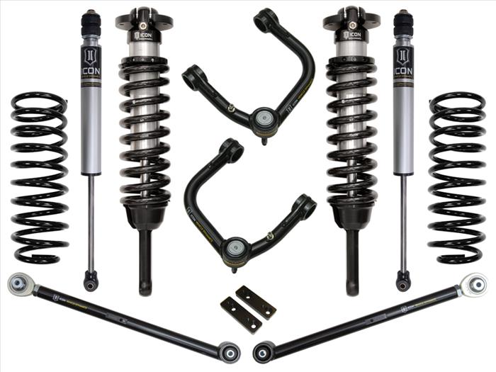 ICON VEHICLE DYNAMICS | 4Runner 5th & 4th Gen & FJ Cruiser 2010-2024 0-3.5" Lift Stage 3 Suspension System Tubular UCA (K53063T)