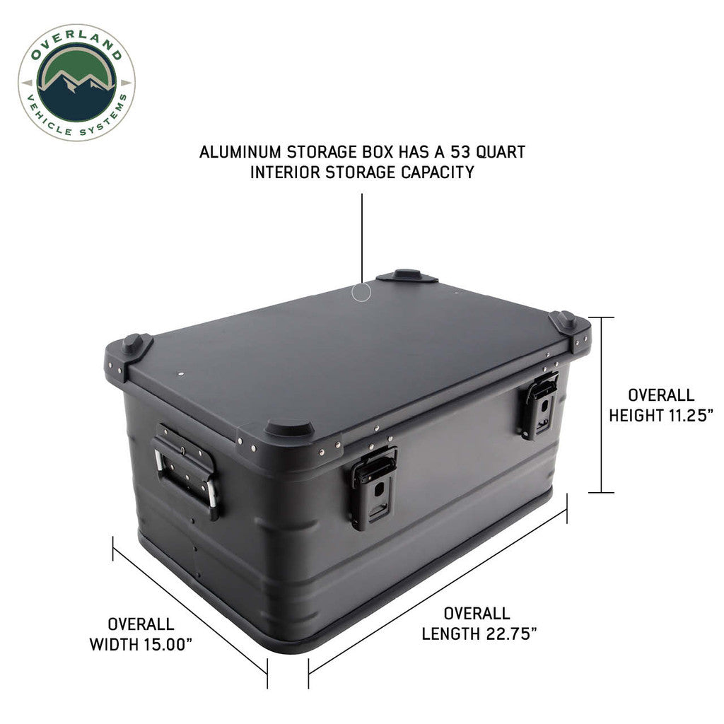 OVERLAND VEHICLE SYSTEMS | Aluminum Box Storage 53QT (30100201)