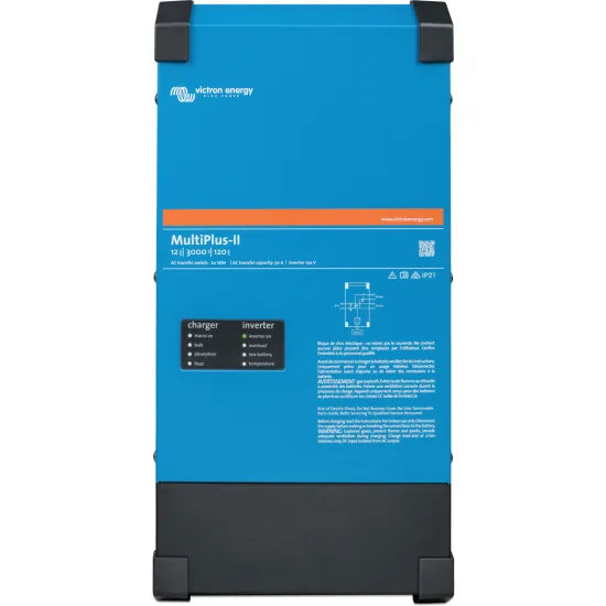 VICTRON ENERGY | MultiPlus II 12/3000/120-50 2x120V Inverter/Charger (1043899)