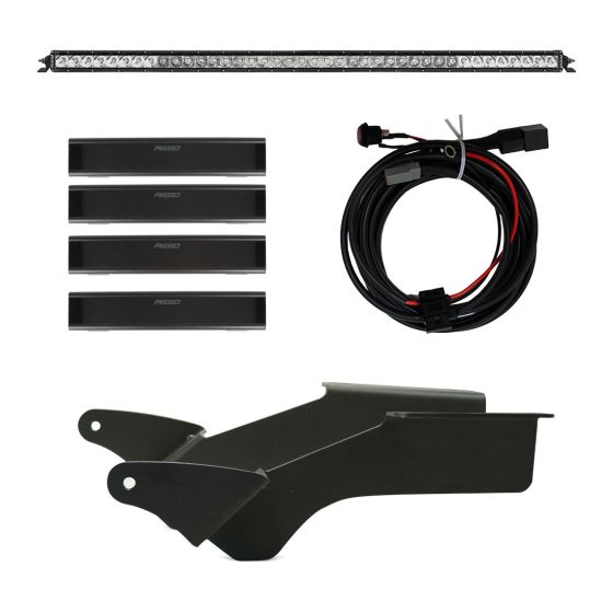 RIGID INDUSTRIES | Bronco 2021 Roof Rack Light Kit with a SR Spot/Flood Combo Bar Included (46726)