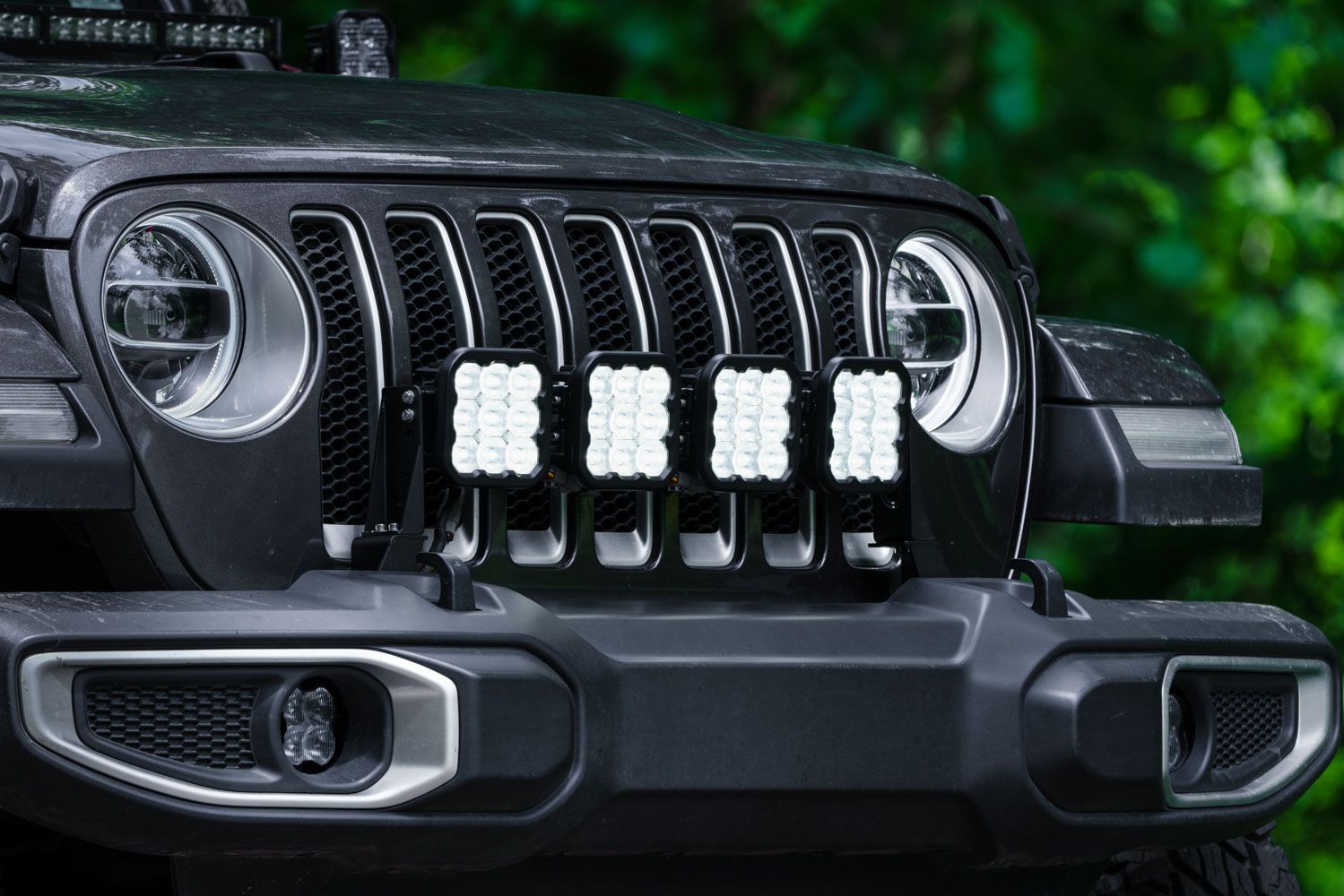 DIODE DYNAMICS | Jeep JL Wrangler 2018-2024 SS5 Grille CrossLink Lightbar Kit