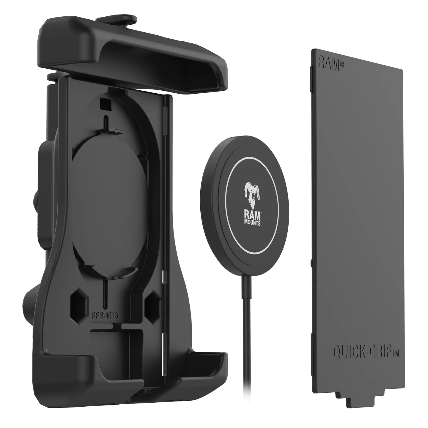 RAM MOUNTS | RAM Quick-Grip Holder for iPhone 12 Series + MagSafe