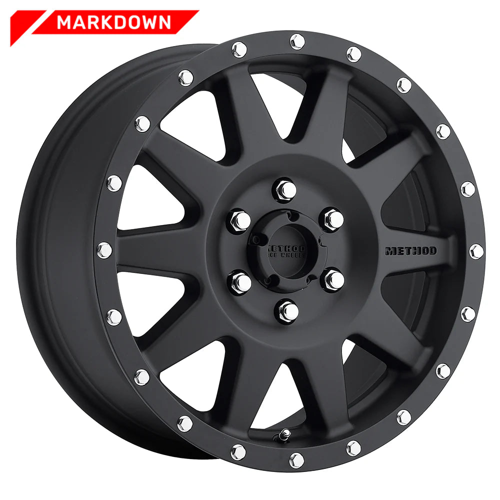 METHOD RACE WHEELS | 301 Markdown Standard Single Matte Black (MR30167080500)