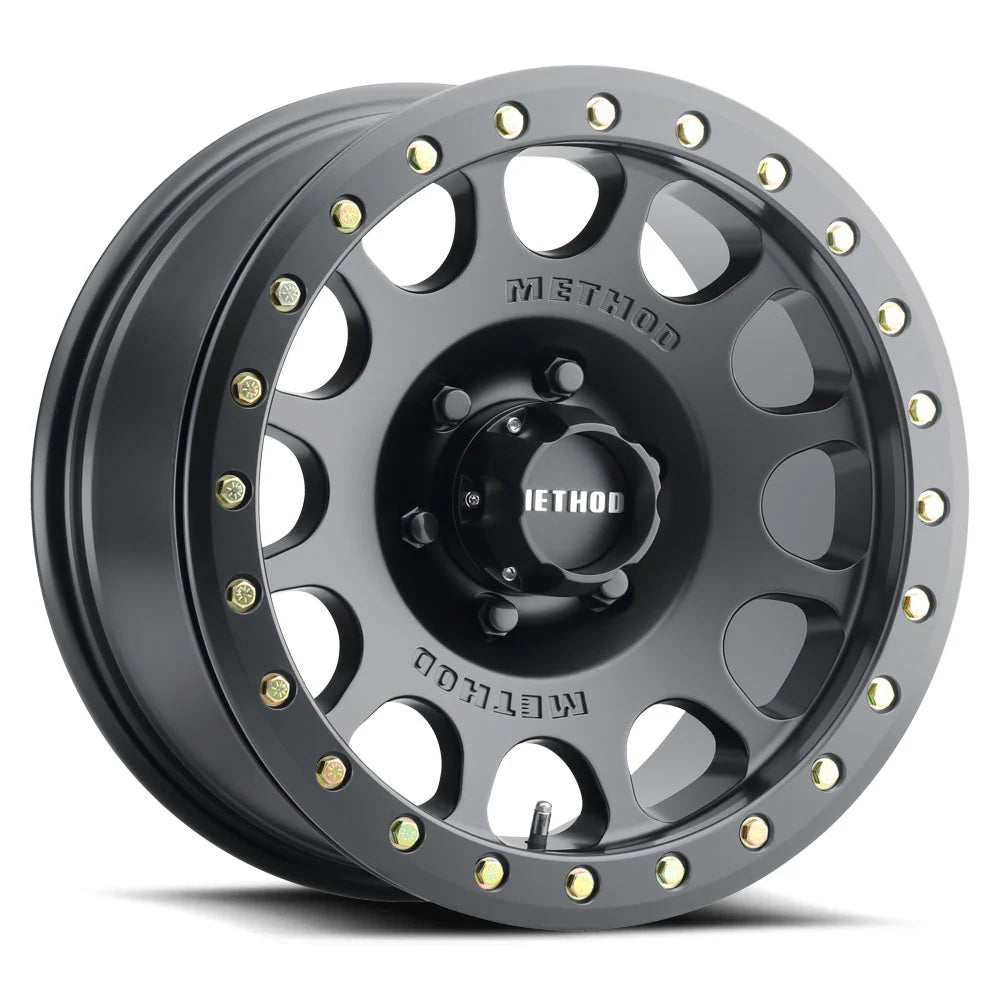 METHOD RACE WHEELS | 105 Beadlock Matte Black Single Wheel (MR10578555500B)