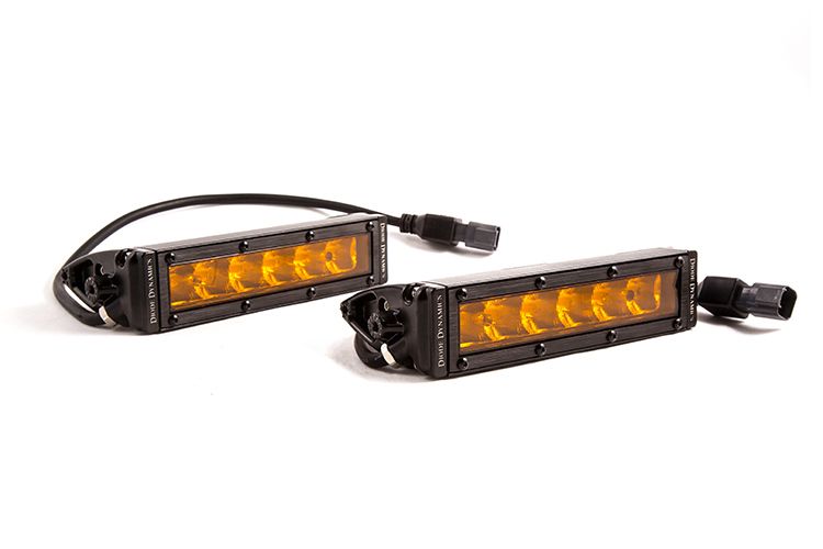 DIODE DYNAMICS | Stage Series 6" SAE Amber Light Bar (Pair)