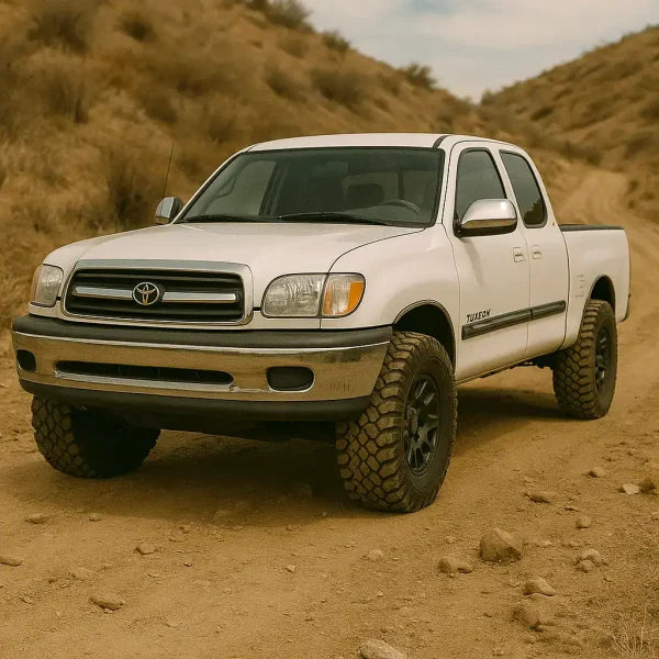 POWERBRAKE | Tundra 1st Gen (2003 - 2006) Front D-Line Rotor & Pad Kits (DT1010)