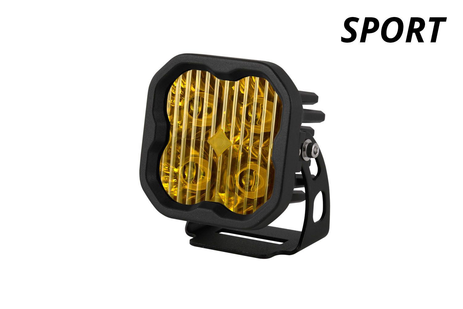 DIODE DYNAMICS | SS3 SAE Yellow Sport LED Pod (One)