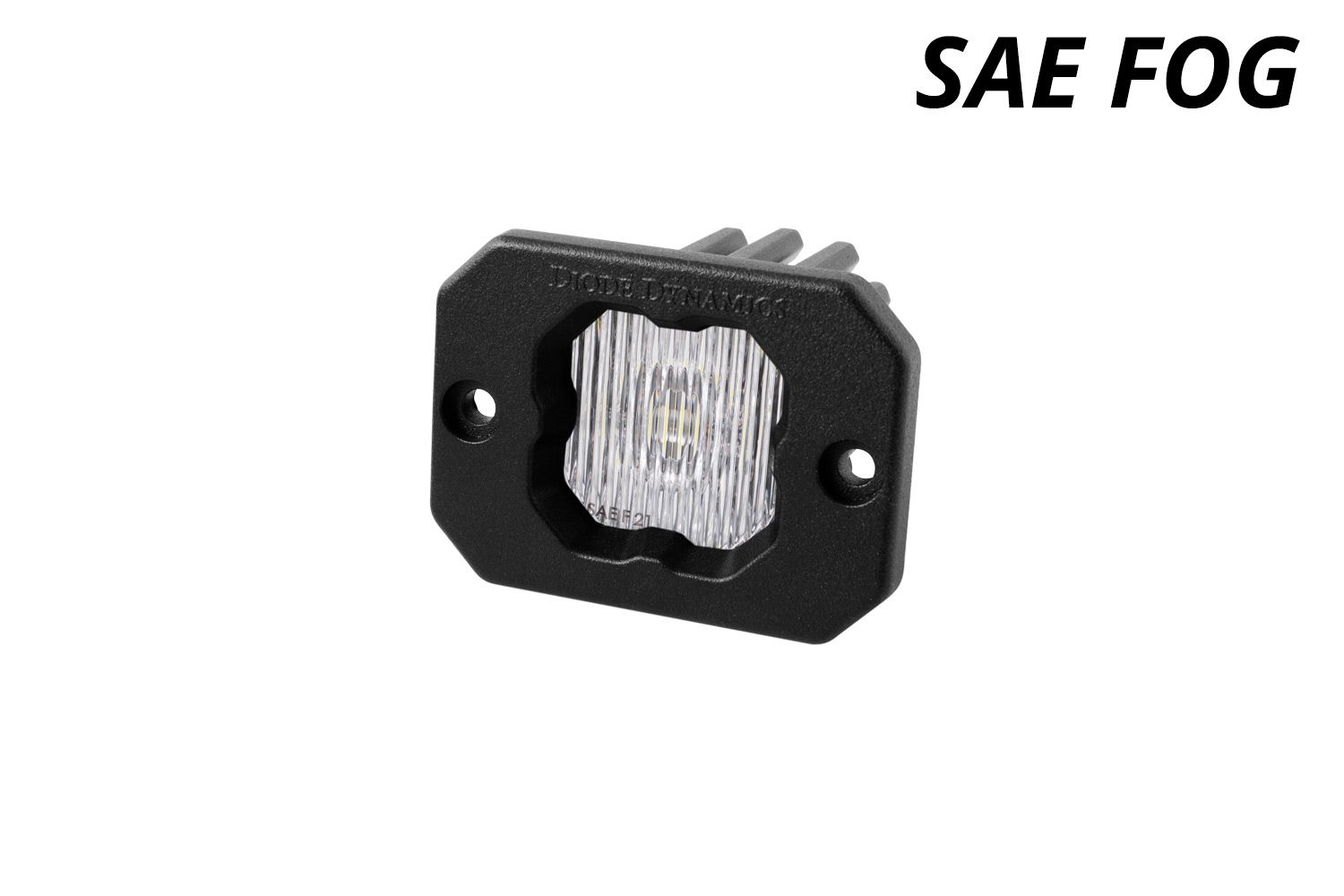 DIODE DYNAMICS | SSC1 White SAE Fog Flush Mount LED Pod (One)