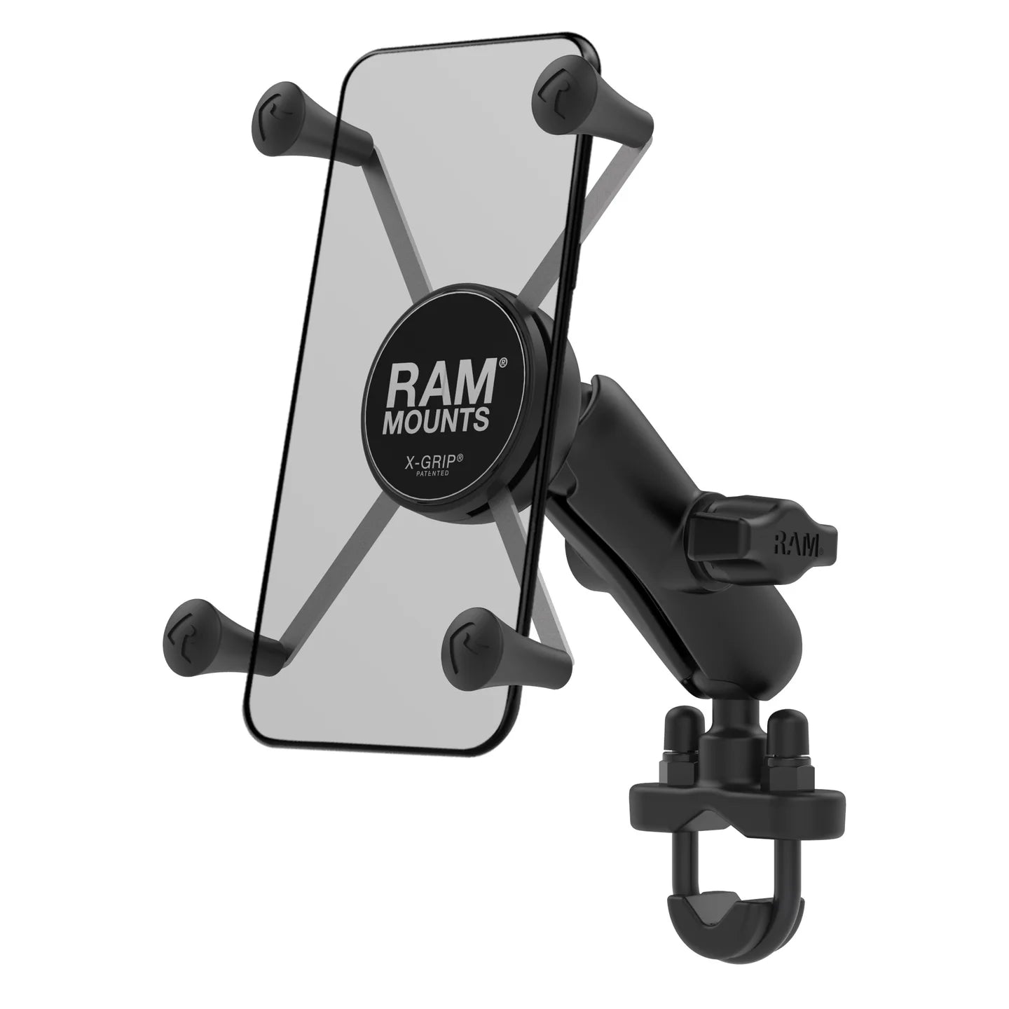 RAM MOUNTS | RAM X-Grip Large Phone Mount with Handlebar U-Bolt Base - Medium