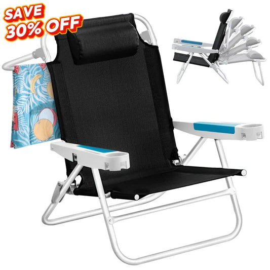 ICECO | BC75 Extra-Wide Backpack Beach Chair