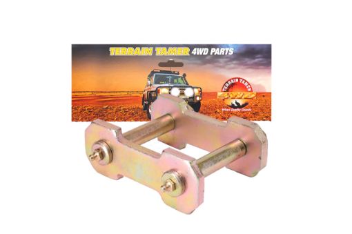 TERRAIN TAMER | Land Cruiser 70 Series BJ75 & FJ75 & HJ75 From 11/1984 & FZJ75 & HZJ75 & PZJ75 From 1/1990 Rear Greaseable Shackle Kit (TSK015)