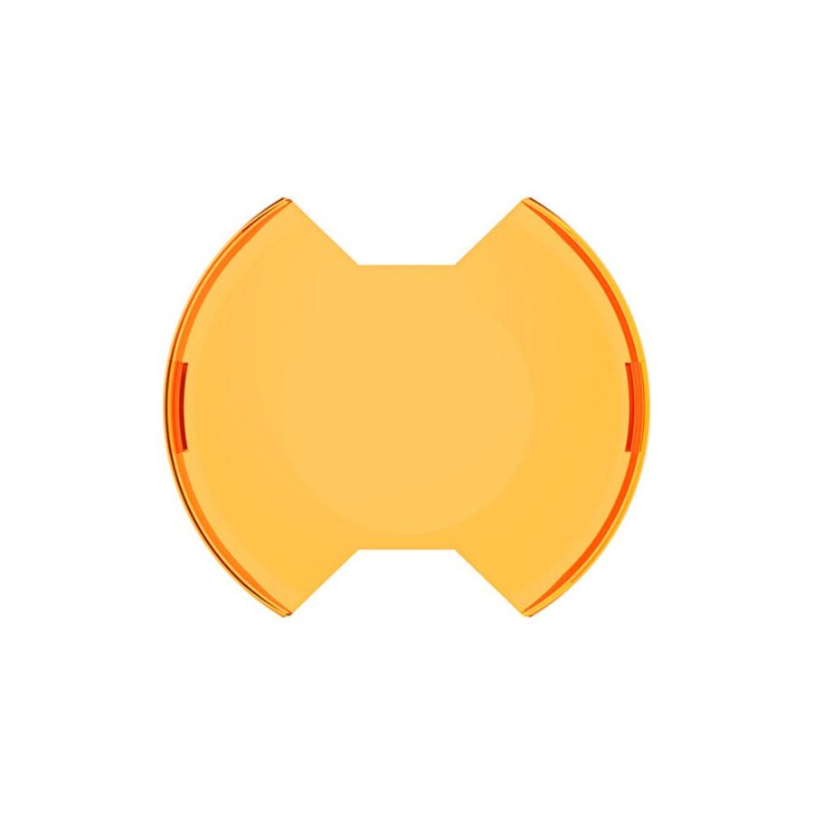 KC HILITES | 6" SlimLite LED - Light Shield - Amber (5104)