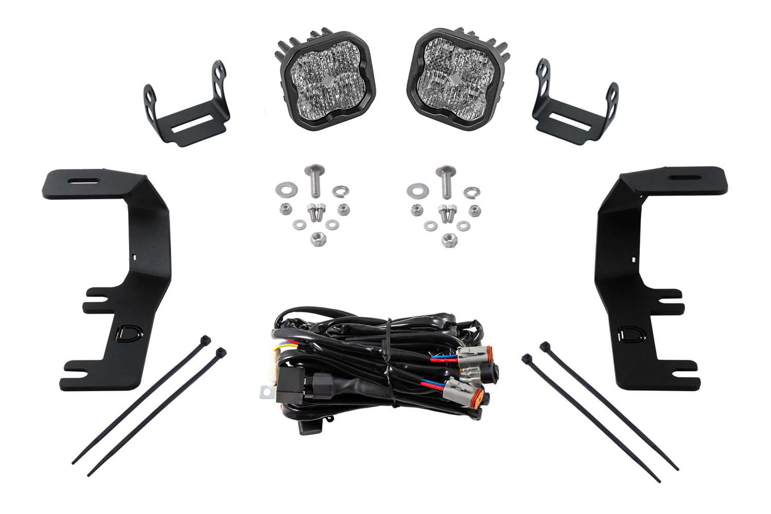 DIODE DYNAMICS | GMC Sierra 1500 2014-2019 Stage Series Backlit Ditch Light Kit