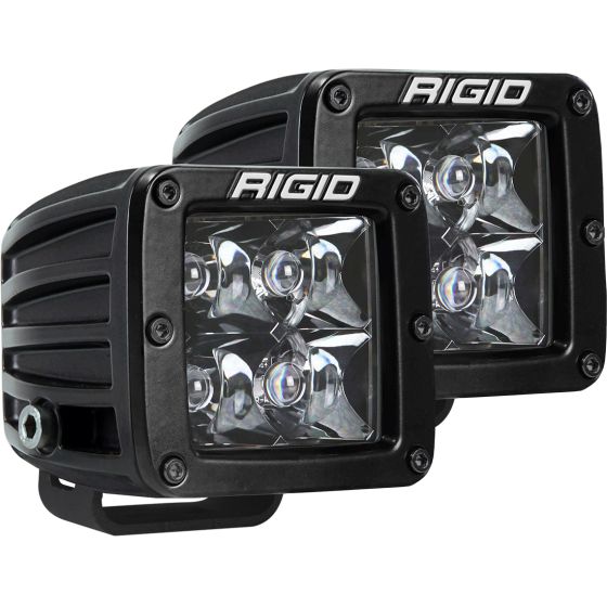 RIGID INDUSTRIES | D-Series Pro Spot Midnight Pair Surface Mount (202213BLK)