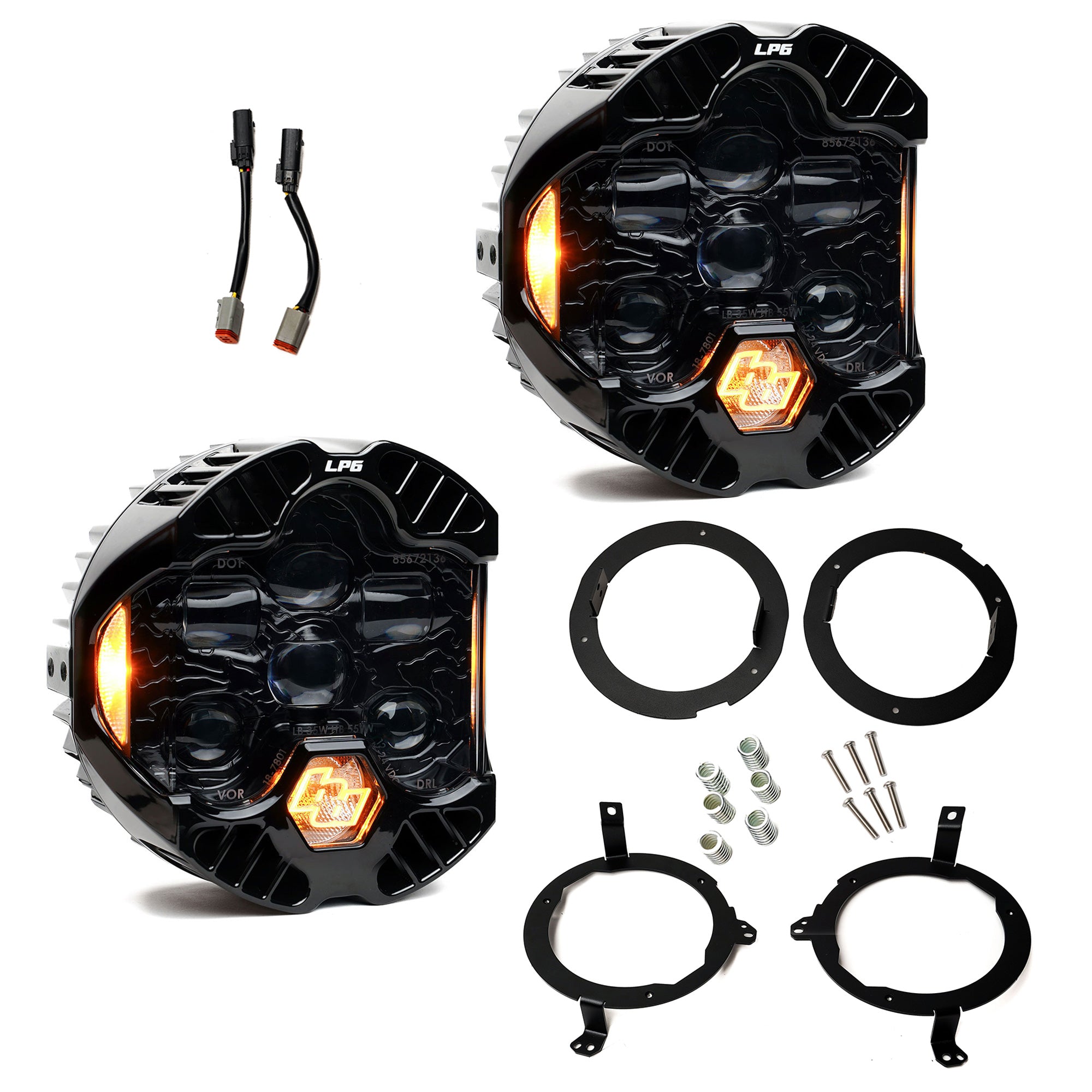 BAJA DESIGNS | DOT LP6 LED Headlight Kit - Jeep 2018-2026 Wrangler JL; 2020-2026 Gladiator JT; NOTE w/LED Headlights