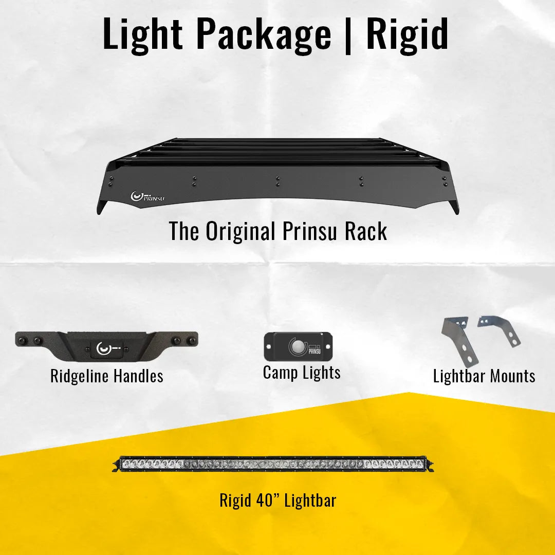 PRINSU DESIGNS | Original Prinsu Rack Light Package Rigid Industries