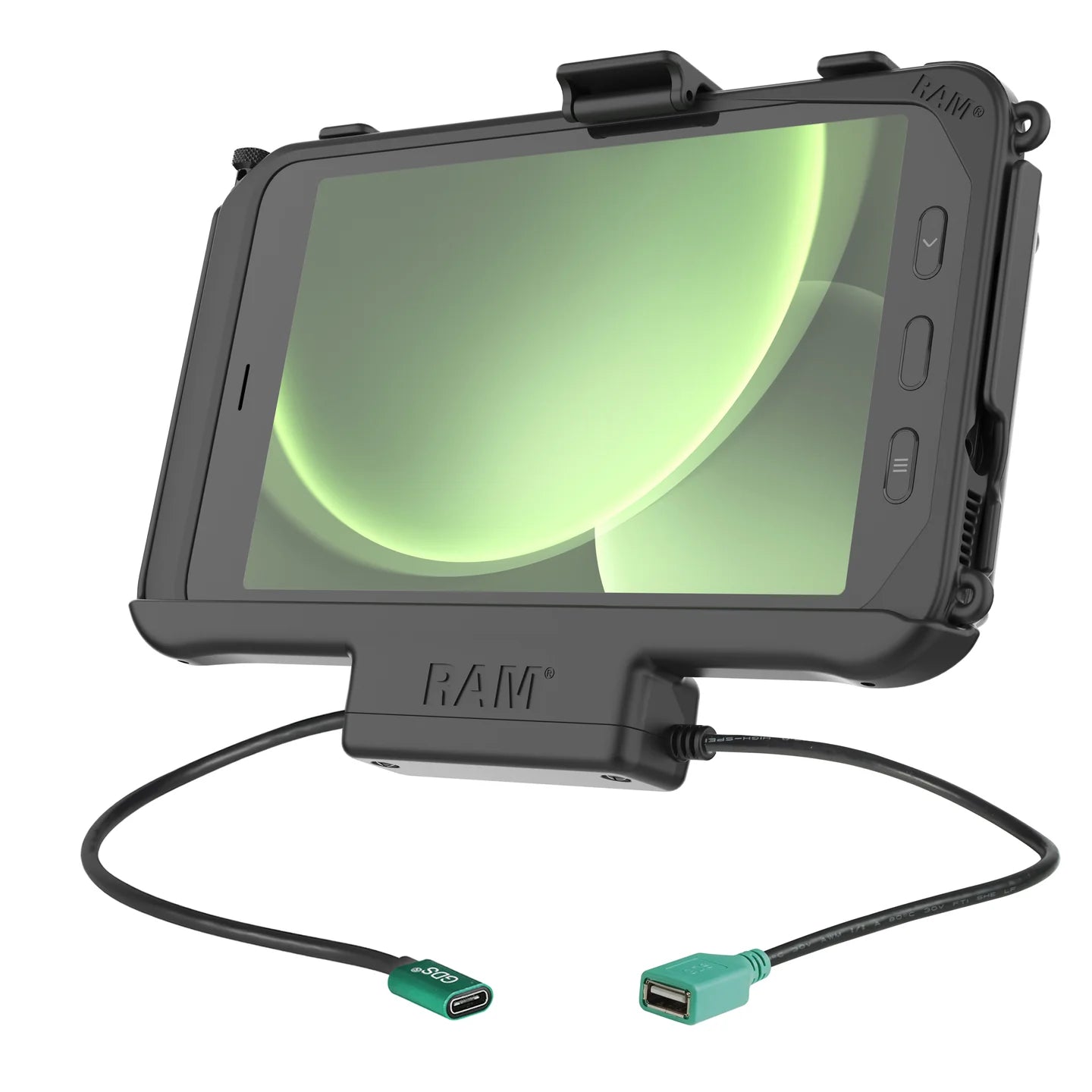 RAM MOUNTS | RAM EZ-Roll'r Power + Data Dock Samsung Tab Active5 & 3