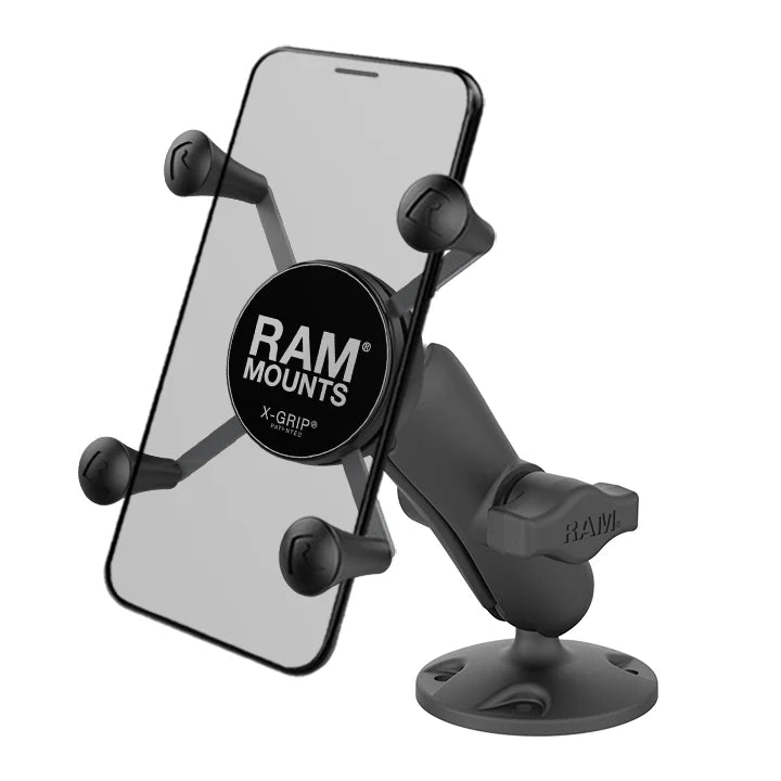 RAM MOUNTS | RAM X-Grip High-Strength Composite Phone Mount with Drill-Down Base
