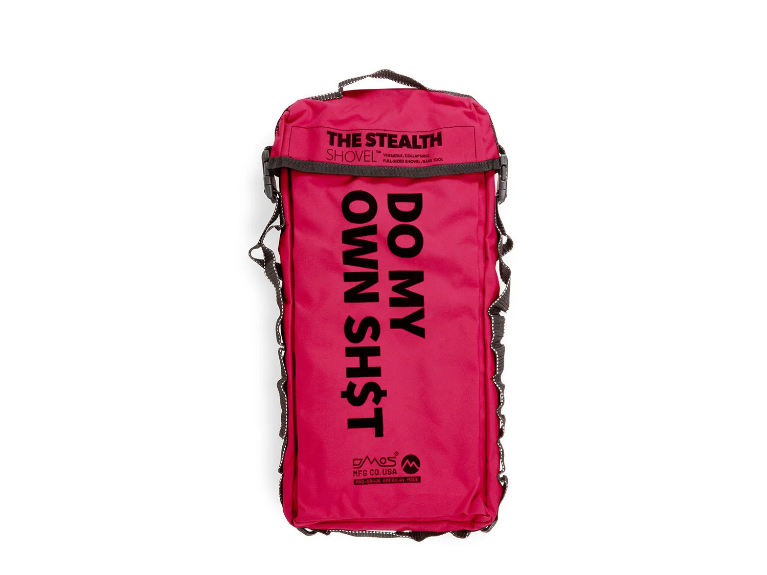 DMOS | Stealth Shovel Bag Red with DMOS Text